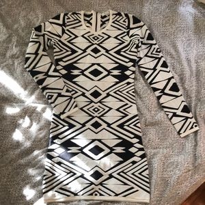 Black and White Parker dress sz xs